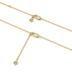 Papillon 0.20ct Lab Diamond Necklace 18K Gold Vermeil