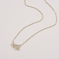 Papillon 0.20ct Lab Diamond Necklace 18K Gold Vermeil