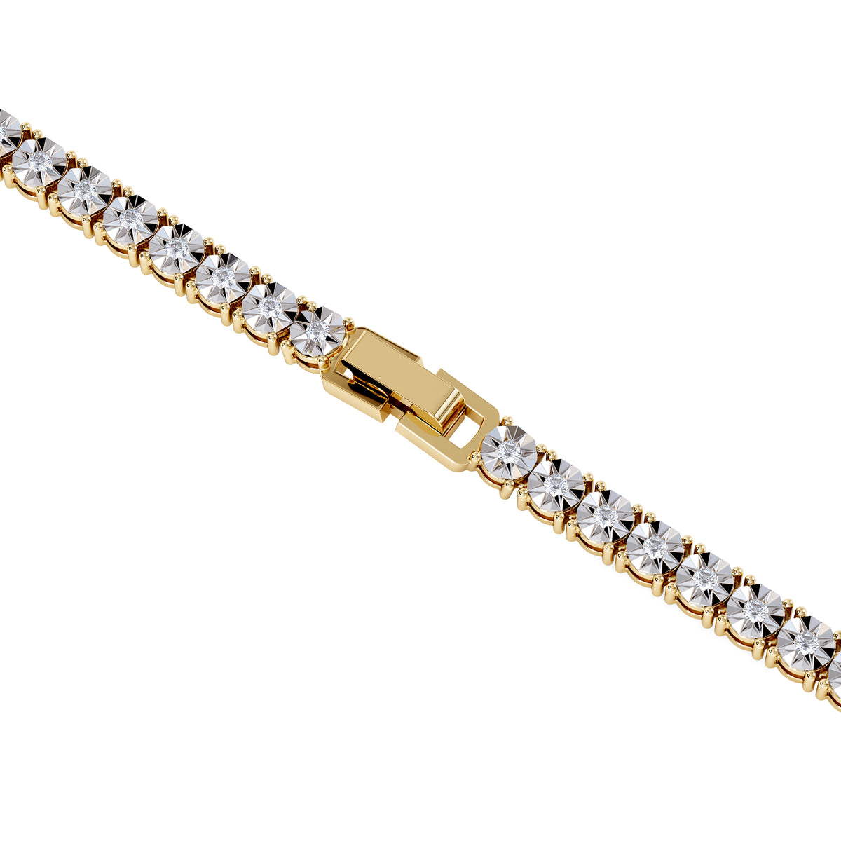 Brilliance 2.00ct Lab Diamond Chocker Tennis Necklace in 18K Gold Vermeil