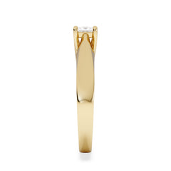 Naomi Princess Cut Lab Diamond Engagement Ring 0.33ct H/SI in 18k Gold Vermeil