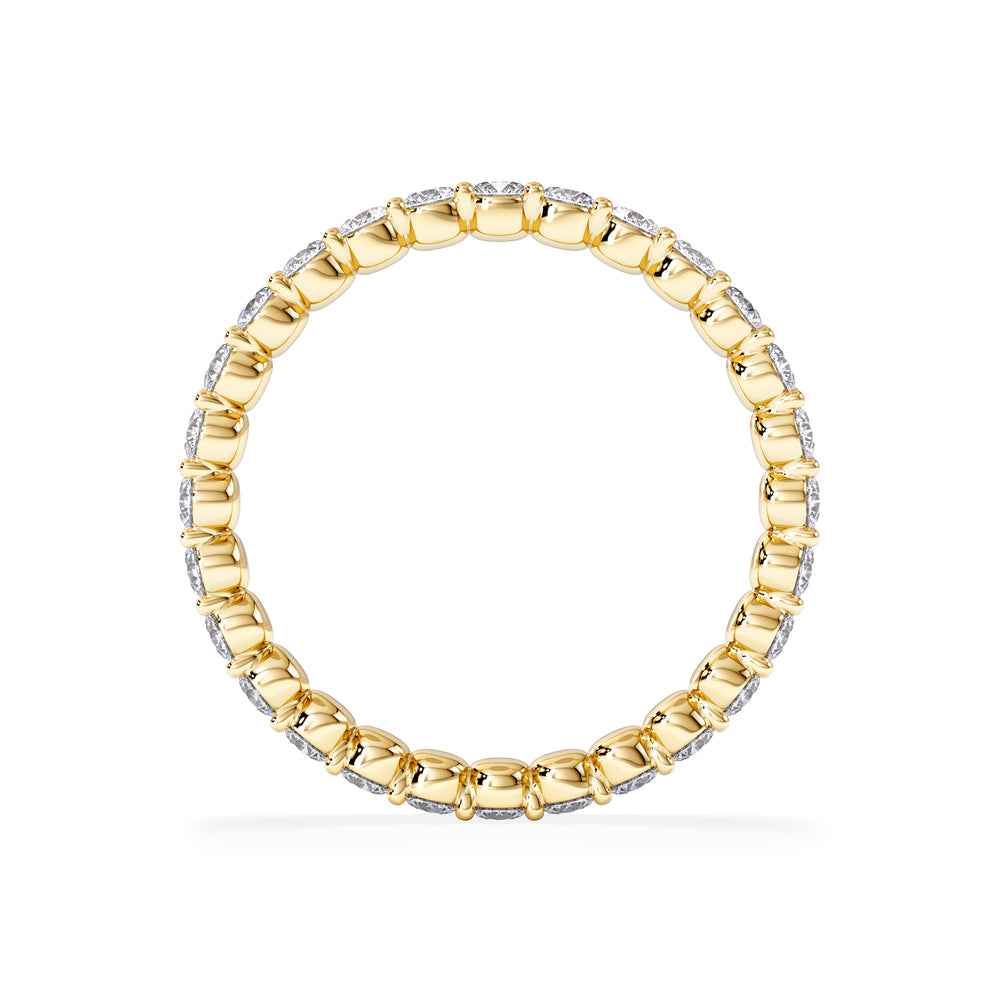 Chloe Lab Diamond 1.00ct Eternity Ring F/VS in 18K Gold Vermeil