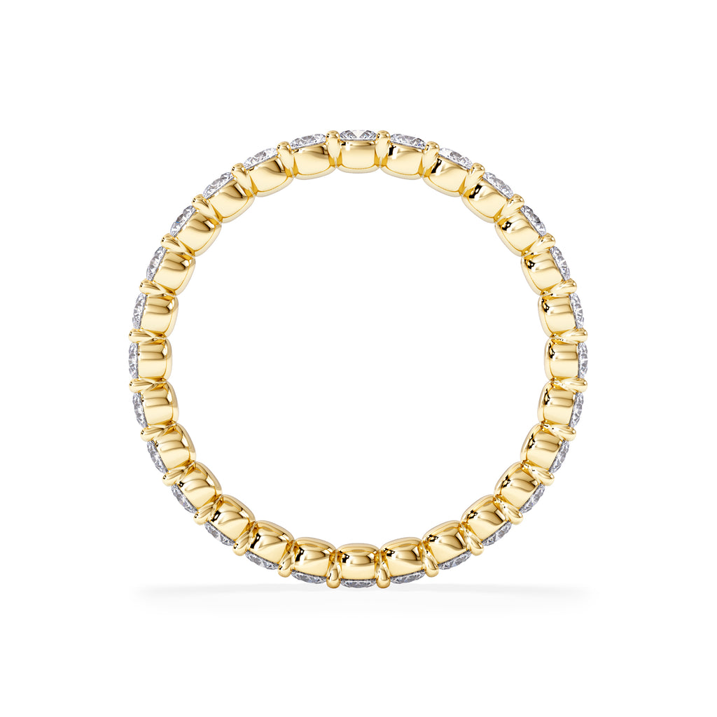 Chloe Lab Diamond 1.00ct Eternity Ring G/VS in 18K Gold Vermeil