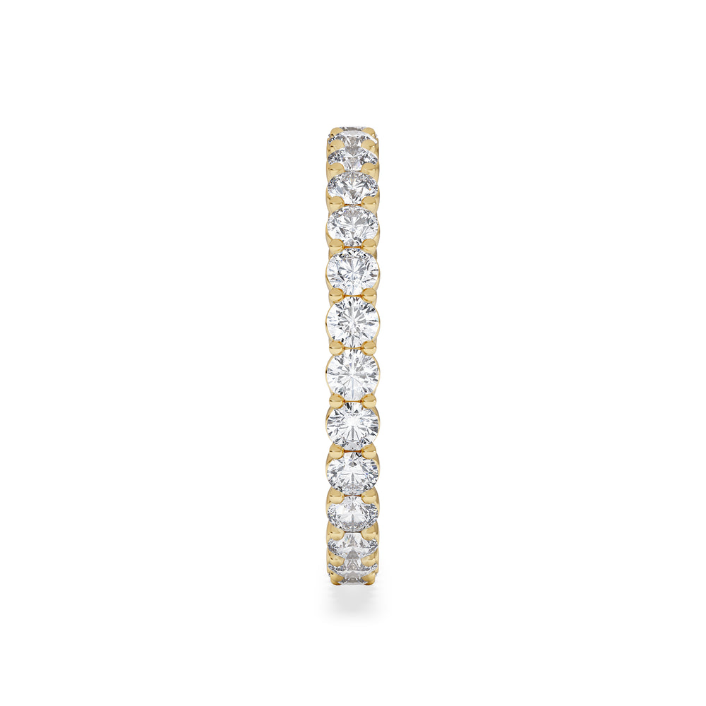 Chloe Lab Diamond 1.00ct Eternity Ring F/VS in 18K Gold Vermeil