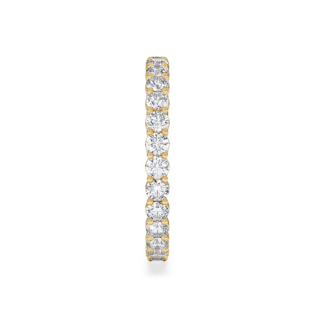 Chloe Lab Diamond 1.00ct Eternity Ring G/VS in 18K Gold Vermeil
