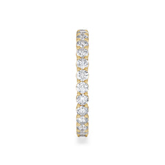 Chloe Lab Diamond 1.00ct Eternity Ring G/VS in 18K Gold Vermeil