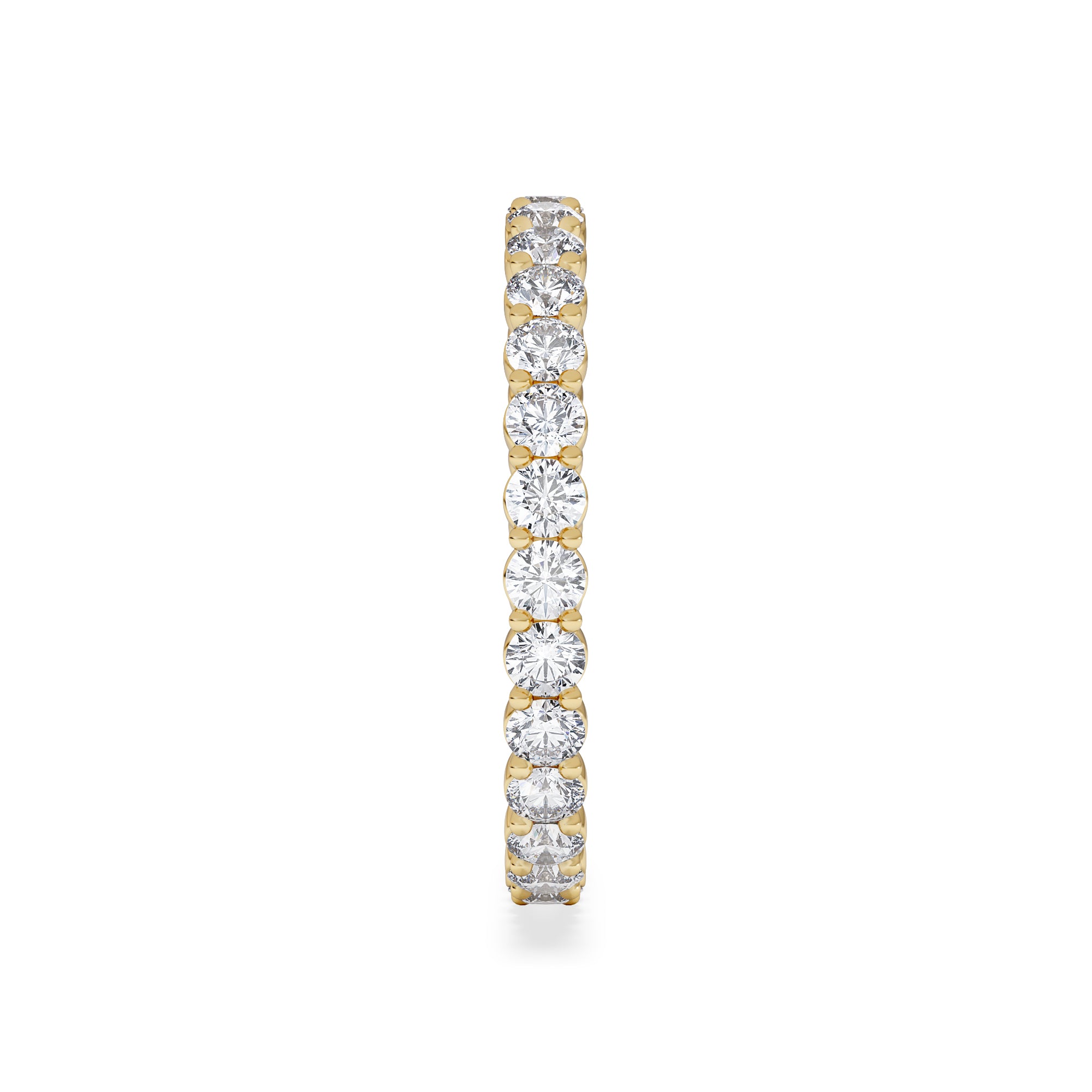 Chloe Lab Diamond 1.00ct Eternity Ring F/VS in 18K Gold Vermeil