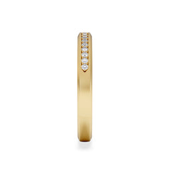 Lab Diamond Heritage Grain 0.15ct H/SI in 18K Gold Vermeil