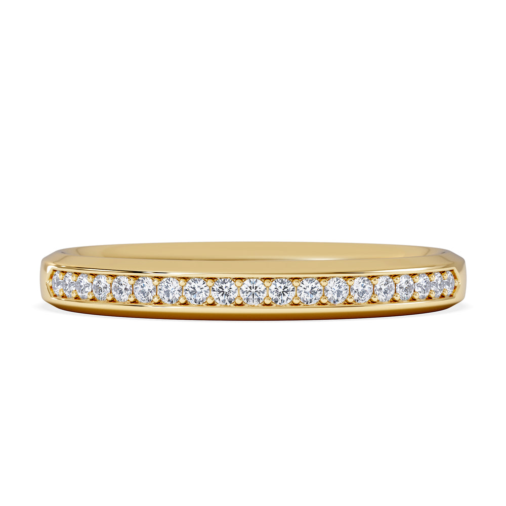 Lab Diamond Heritage Grain 0.15ct H/SI in 18K Gold Vermeil