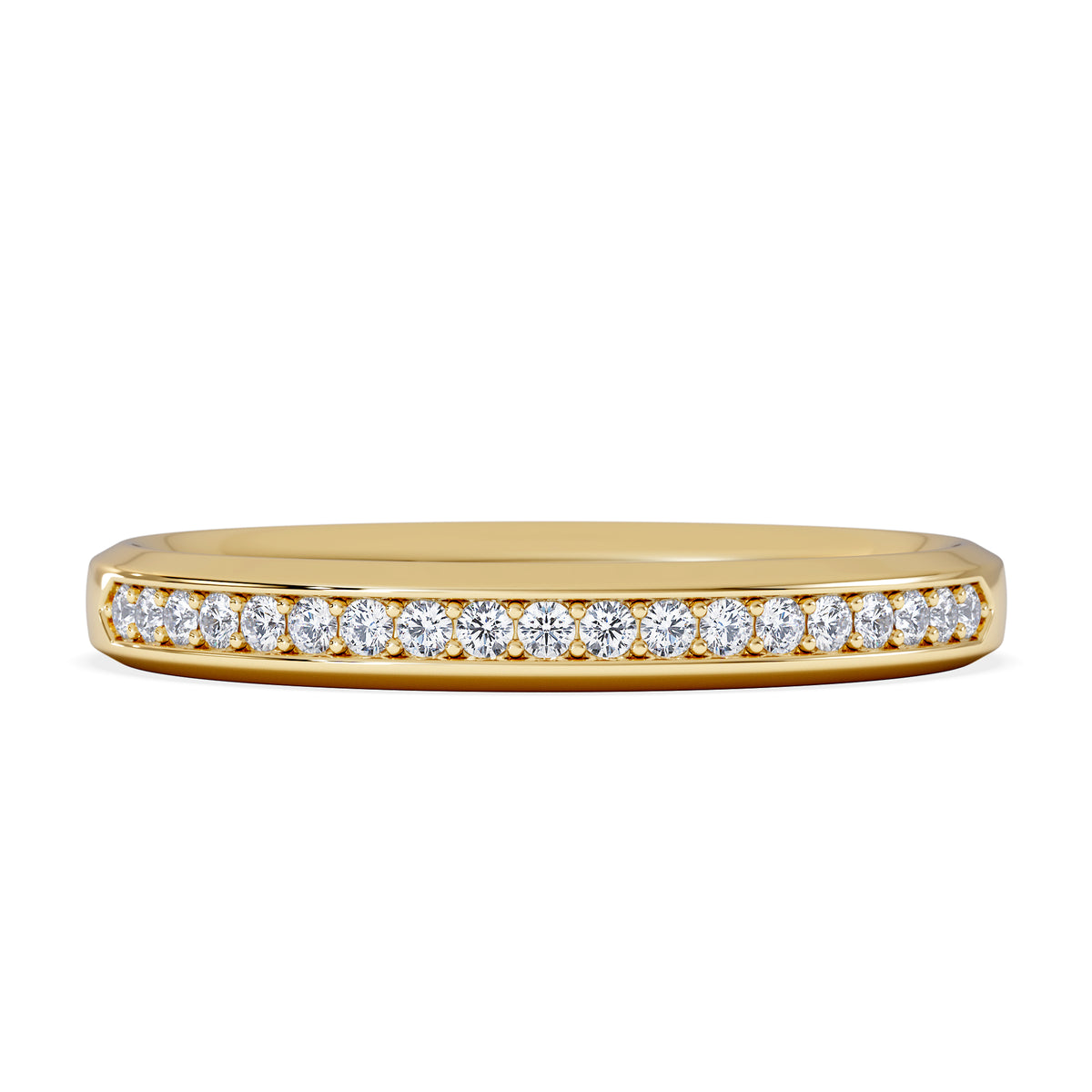 Lab Diamond Heritage Grain 0.15ct H/SI in 18K Gold Vermeil