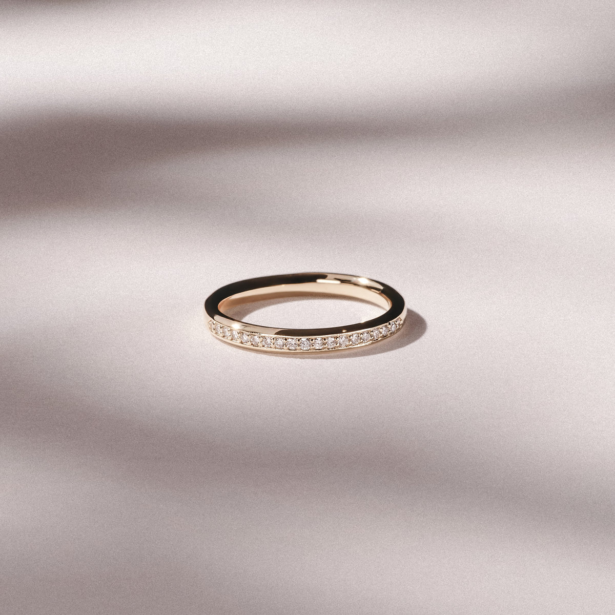Lab Diamond Heritage Grain 0.15ct H/SI in 18K Gold Vermeil