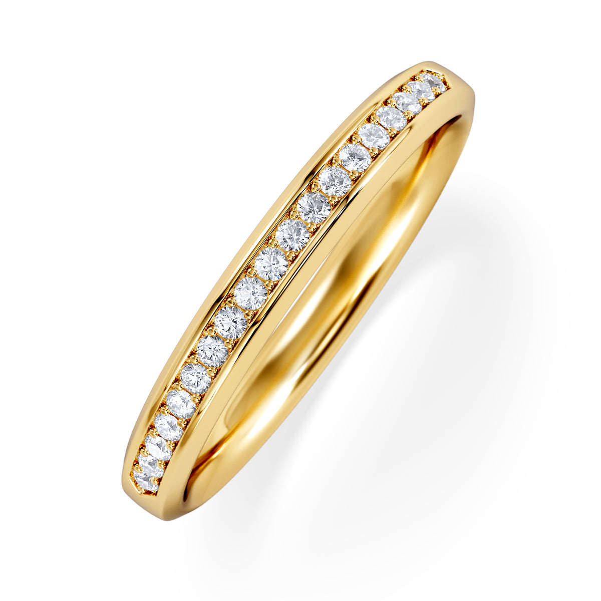 Lab Diamond Heritage Grain 0.15ct H/SI in 18K Gold Vermeil