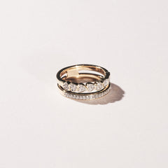 Ever Heart Ring Lab Diamond 0.20ct in 18K Gold Vermeil
