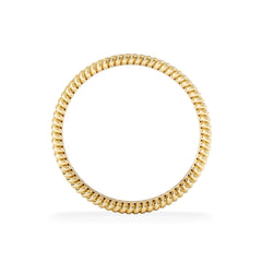 Woven 0.25ct Lab Diamond Eternity Ring in 18K Gold Vermeil