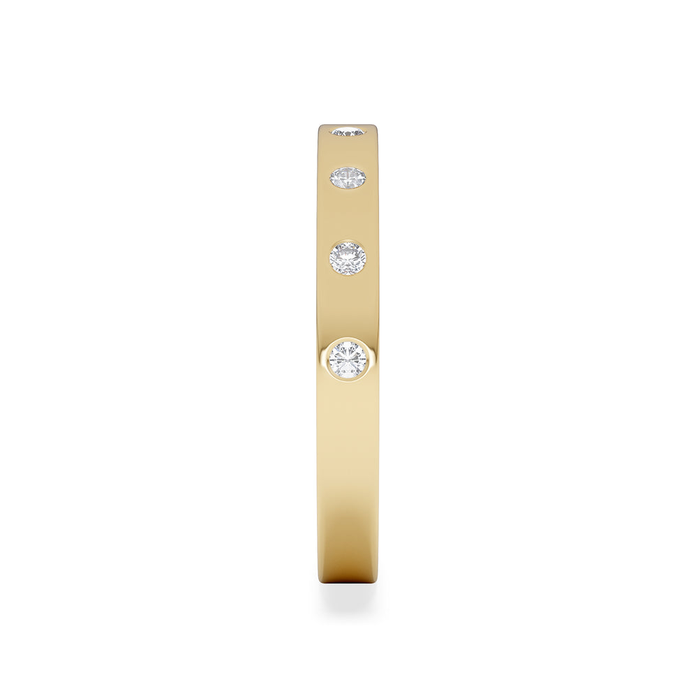 Élan 0.09ct Lab Diamond Ring in 18K Gold Vermeil