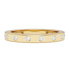 Élan 0.09ct Lab Diamond Ring in 18K Gold Vermeil