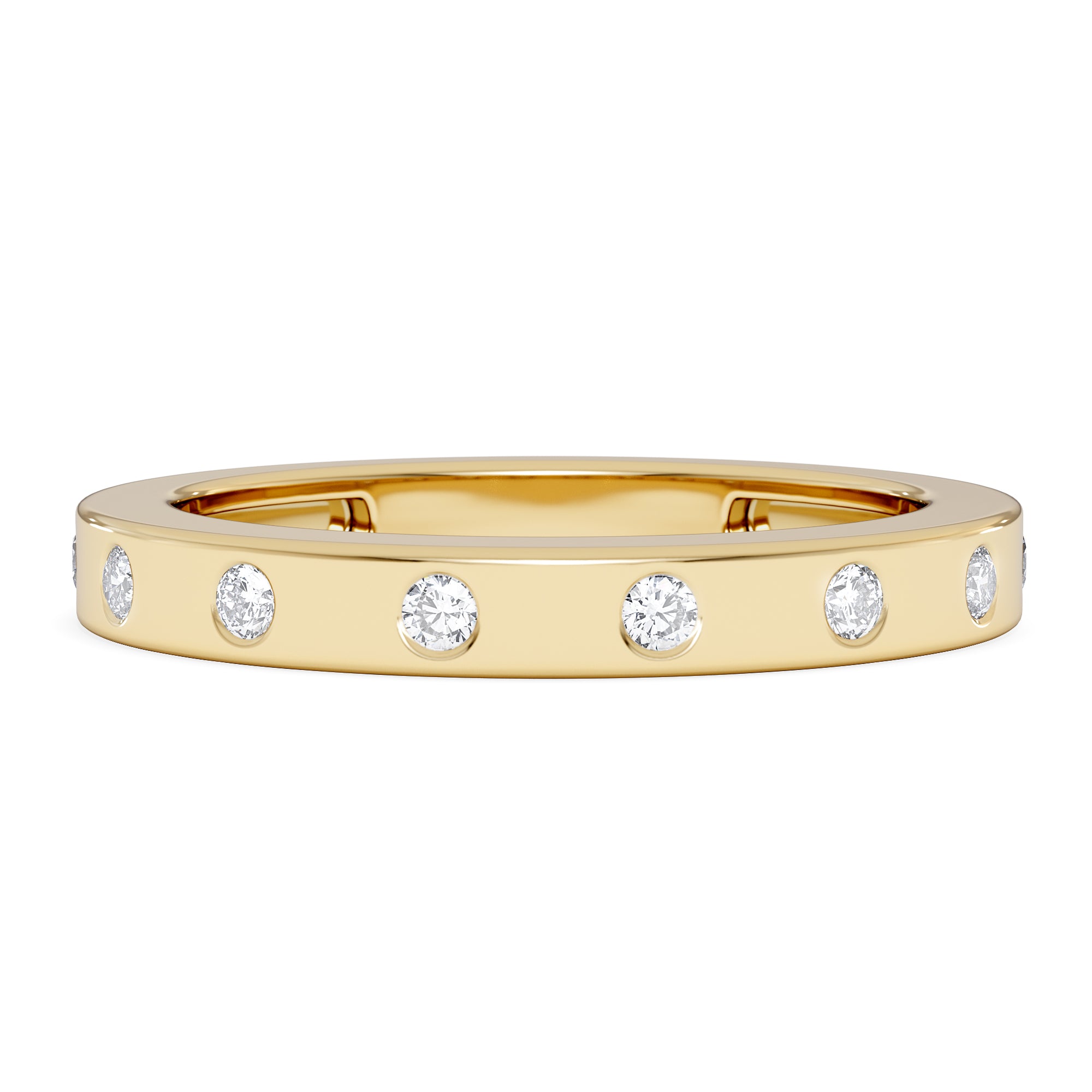 Élan 0.09ct Lab Diamond Ring in 18K Gold Vermeil