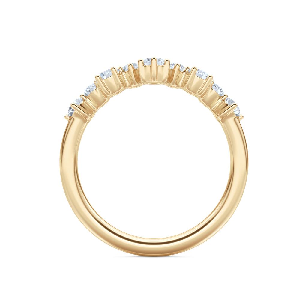 Scattered 0.50ct Lab Diamond Ring in 18K Gold Vermeil