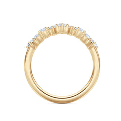 Scattered 0.50ct Lab Diamond Ring in 18K Gold Vermeil
