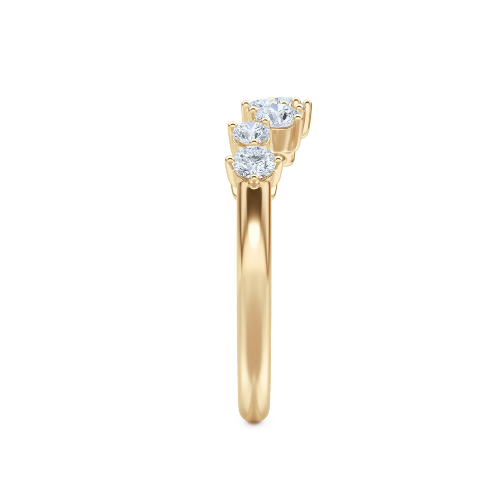 Scattered 0.50ct Lab Diamond Ring in 18K Gold Vermeil