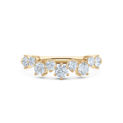 Scattered 0.50ct Lab Diamond Ring in 18K Gold Vermeil