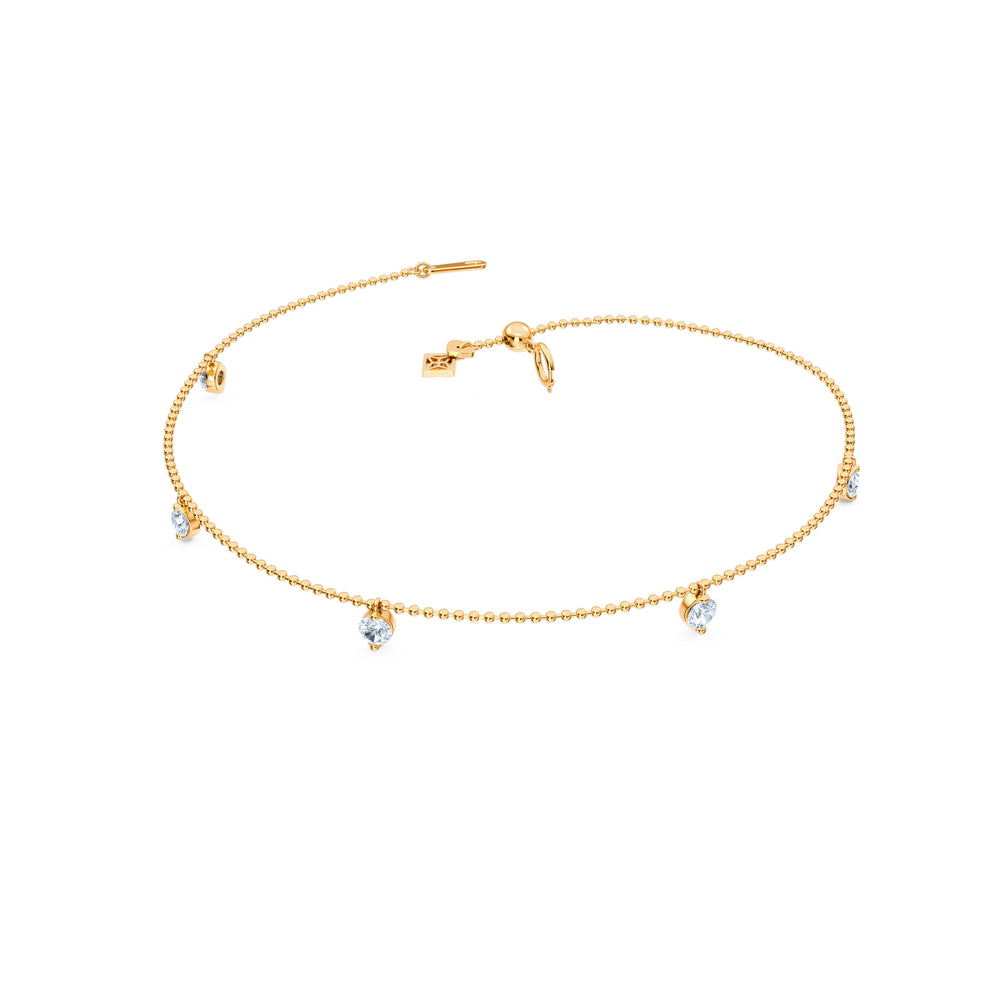 Vivara 0.50ct Round Cut Lab Diamond Bracelet in 18K Gold Vermeil