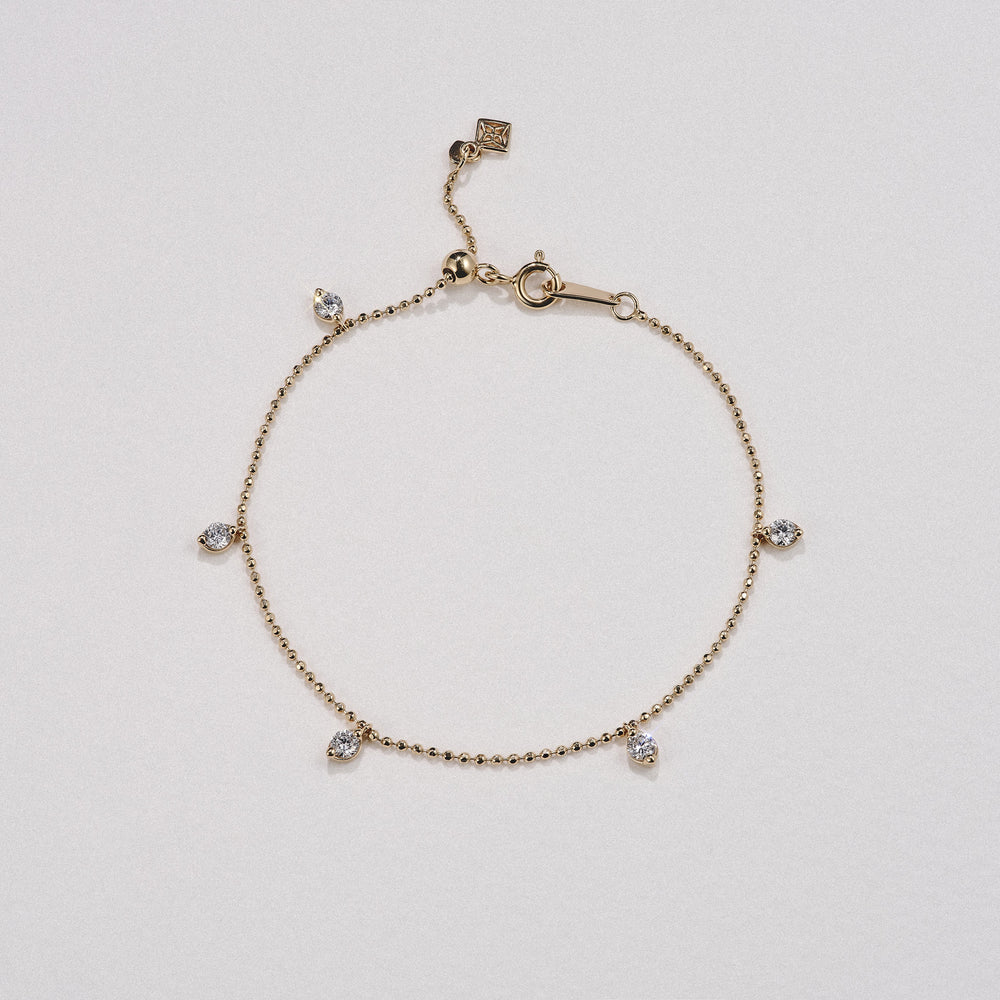 Vivara Lab Diamond Bracelet 0.50ct G/VS in 9K Yellow Gold