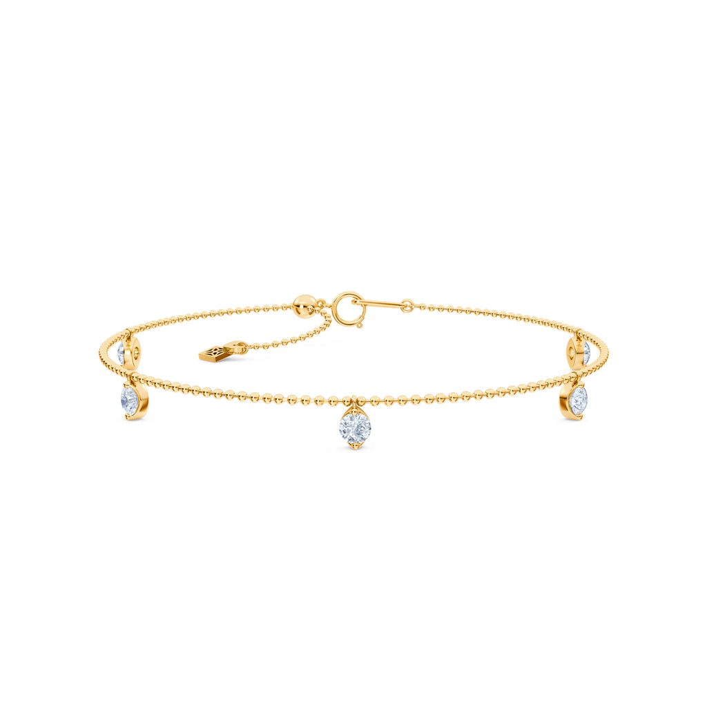 Vivara 0.50ct Round Cut Lab Diamond Bracelet in 18K Gold Vermeil