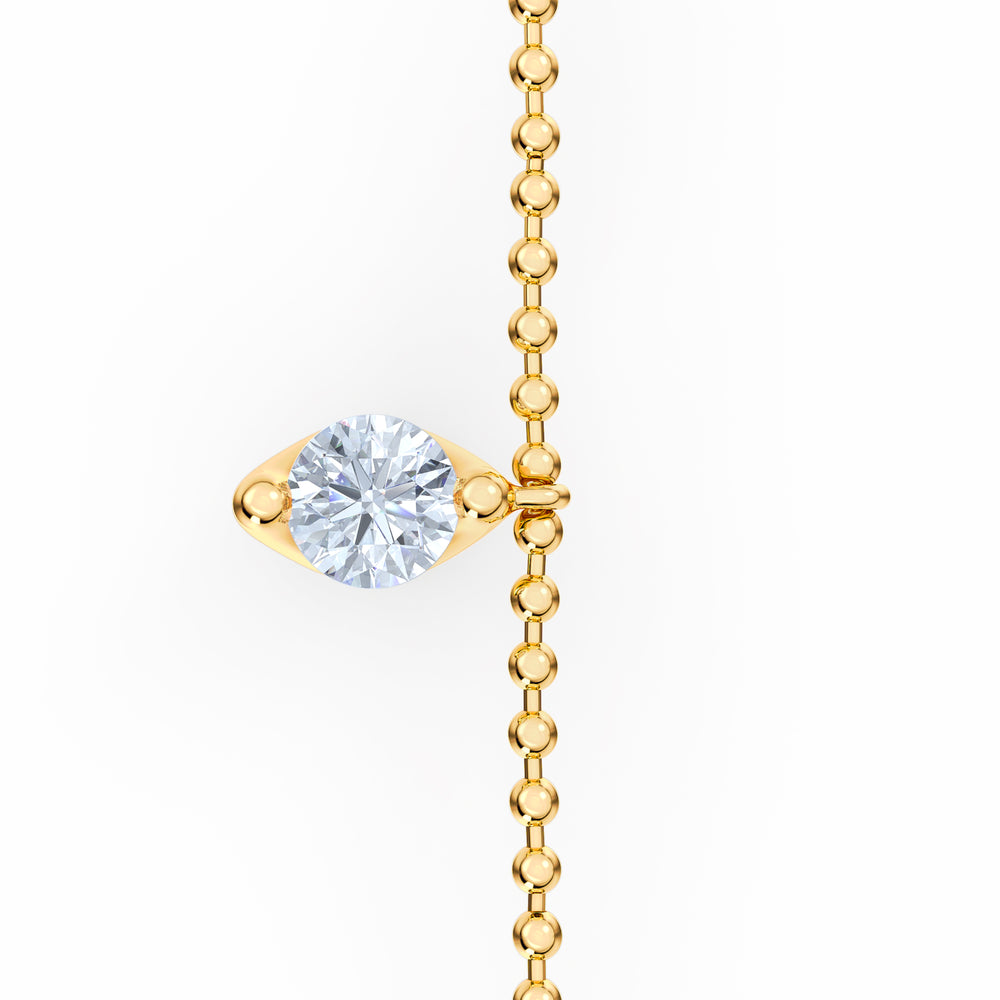 Vivara Lab Diamond Bracelet 1.00ct G/VS in 9K Yellow Gold