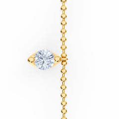 Vivara 1.00ct Round Cut Lab Diamond Bracelet in 18K Gold Vermeil