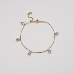 Vivara Lab Diamond Bracelet 1.00ct G/VS in 9K Yellow Gold