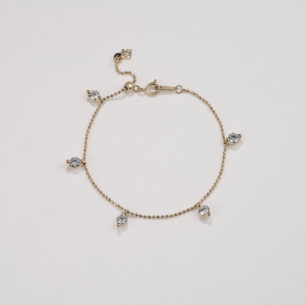 Vivara 1.00ct Round Cut Lab Diamond Bracelet in 18K Gold Vermeil