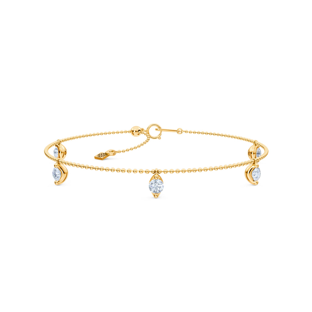 Vivara Lab Diamond Bracelet 1.00ct G/VS in 9K Yellow Gold
