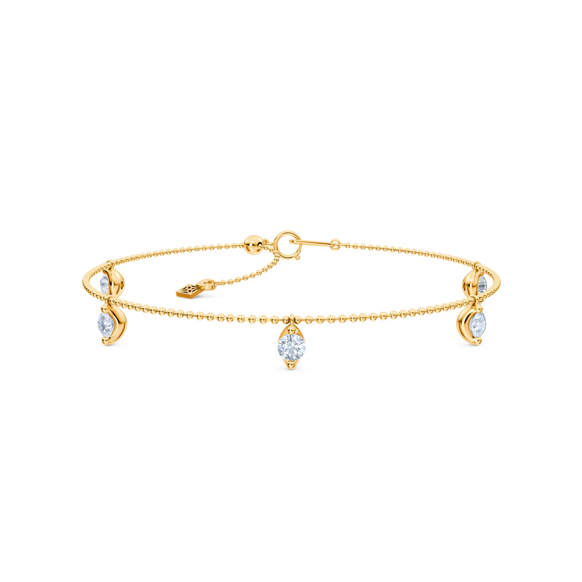 Vivara Lab Diamond Bracelet 1.00ct G/VS in 9K Yellow Gold