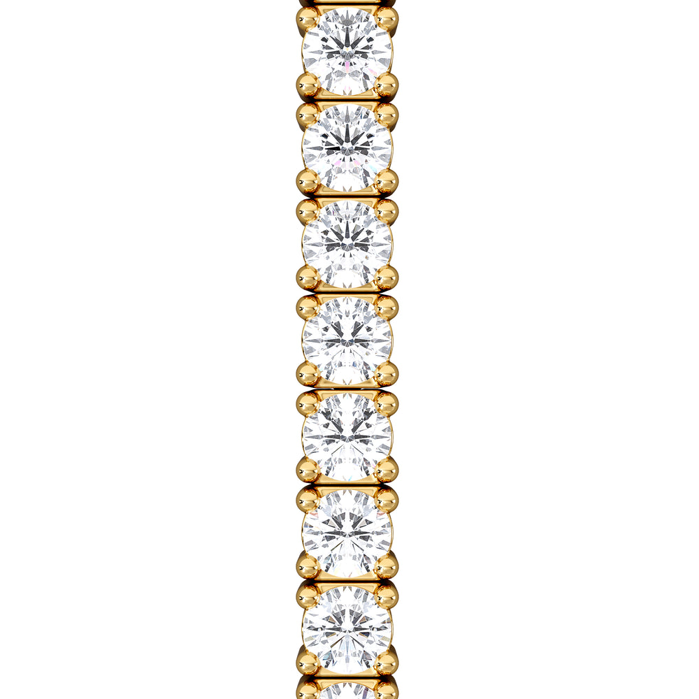 Lab Diamond Tennis Bracelet 3.00ct in 18K Gold Vermeil