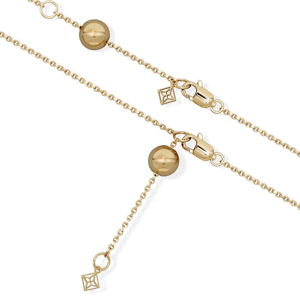 Moments 1.00ct Round Cut Lab Diamond Adjustable Tennis Bracelet in 18K Gold Vermeil