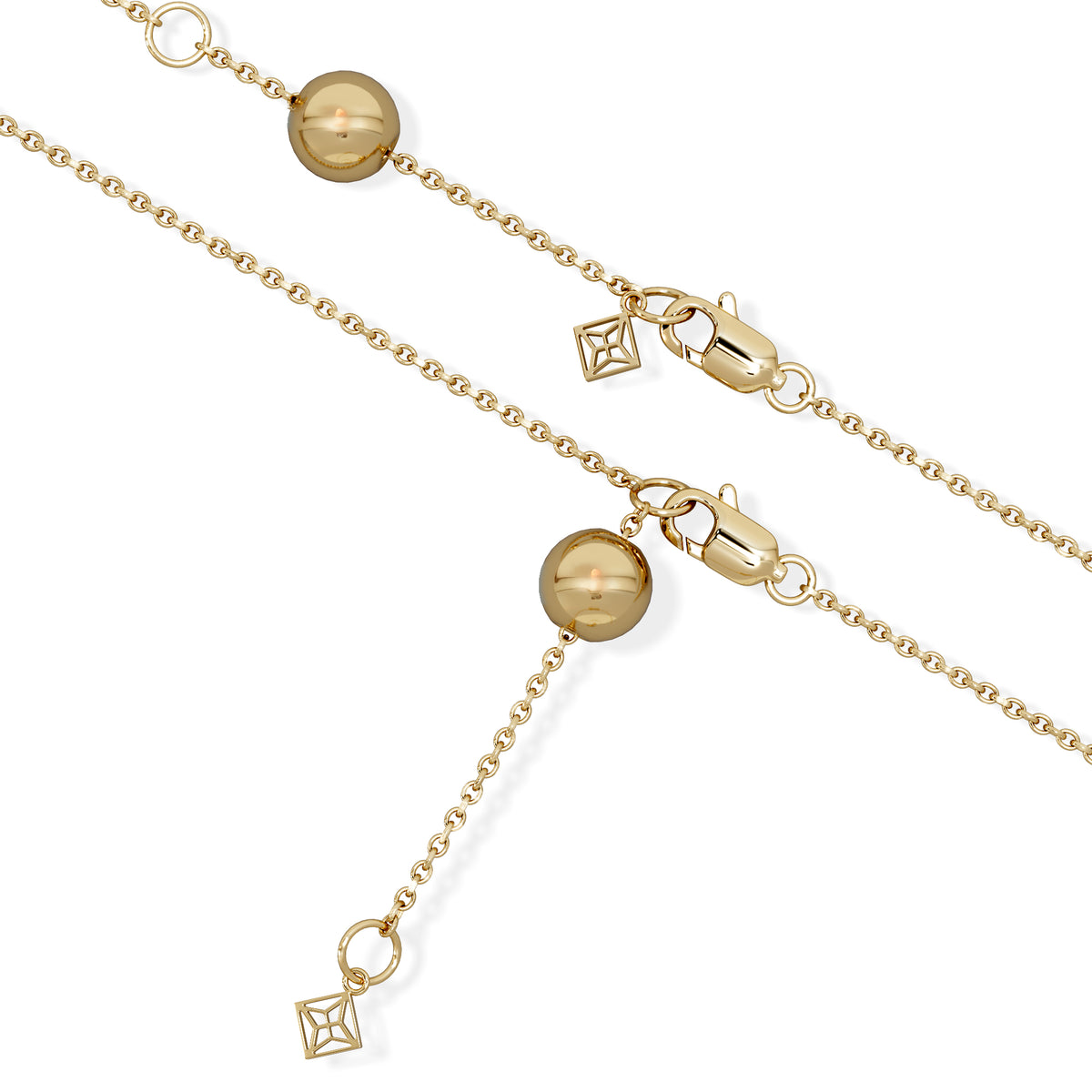 Moments 1.00ct Round Cut Lab Diamond Adjustable Tennis Bracelet in 18K Gold Vermeil