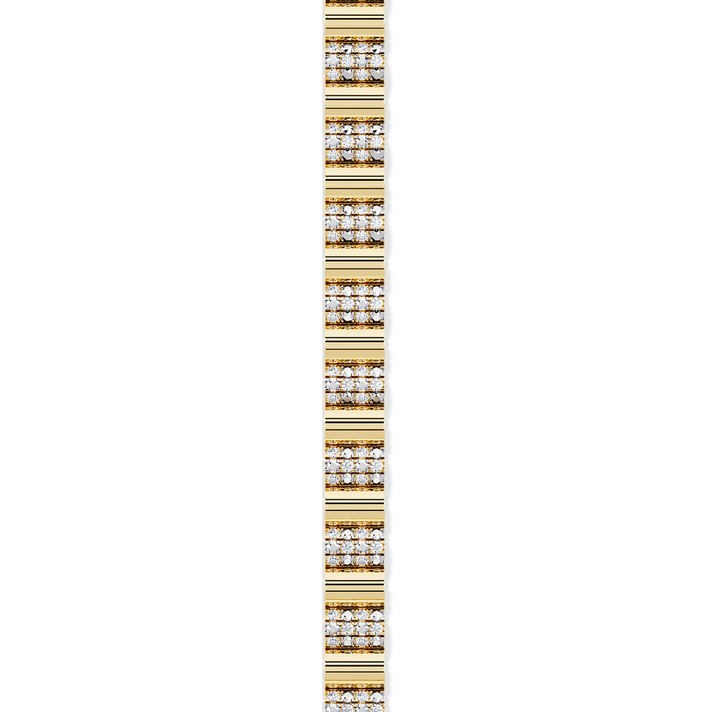 Contour 0.55ct Lab Diamond Bracelet in Gold Vermeil