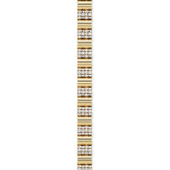 Contour 0.55ct Lab Diamond Bracelet in Gold Vermeil