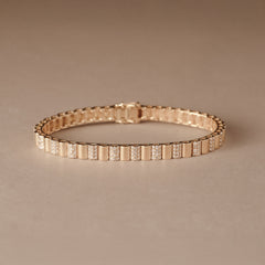 Contour 0.55ct Lab Diamond Bracelet in Gold Vermeil