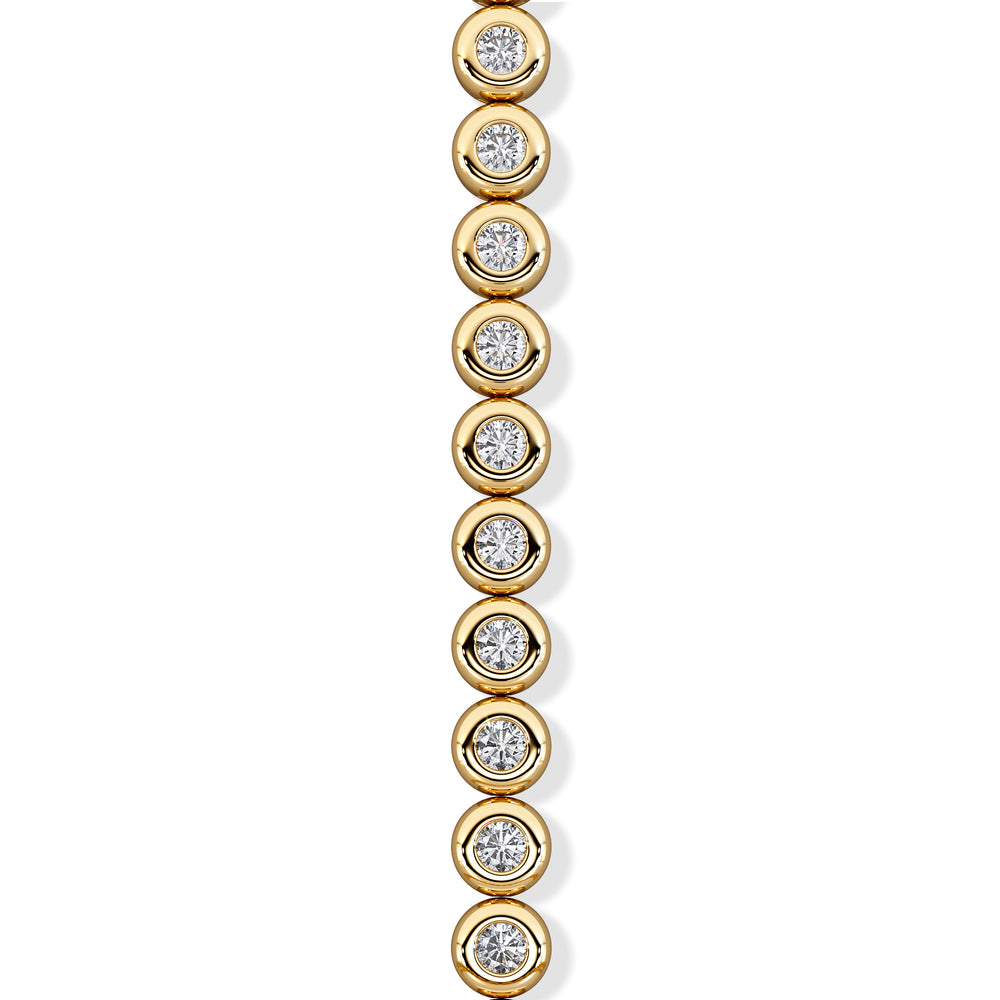 Solis 0.30ct Round Cut Lab Diamond Tennis Bracelet in 18K Gold Vermeil