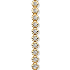 Solis 0.30ct Round Cut Lab Diamond Tennis Bracelet in 18K Gold Vermeil
