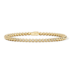 Solis 0.30ct Round Cut Lab Diamond Tennis Bracelet in 18K Gold Vermeil
