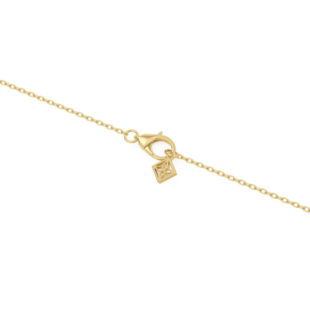 Hamsa 0.20ct Lab Diamond and Sapphire Bracelet in 18K Gold Vermeil