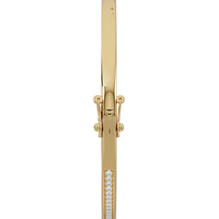 Heritage 0.50ct Round Cut Lab Diamond Bangle in 18K Gold Vermeil
