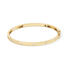 Élan 0.15ct Lab Diamond Bangle in18K Gold Vermeil