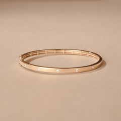 Élan 0.15ct Lab Diamond Bangle in18K Gold Vermeil