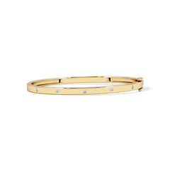 Élan 0.15ct Lab Diamond Bangle in18K Gold Vermeil
