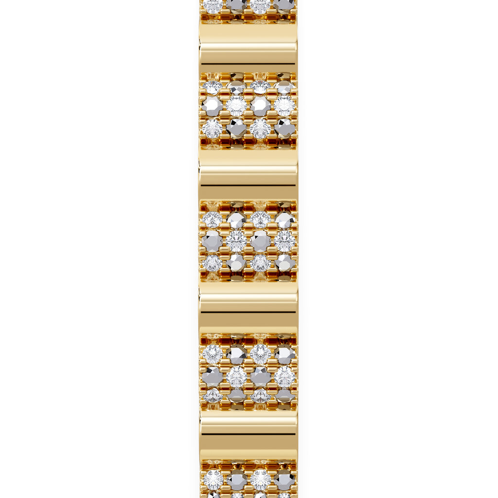 Contour 0.50ct Lab Diamond Bangle in Gold Vermeil