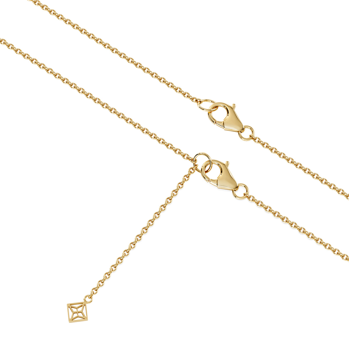 Forme 0.48ct Baguette Cut Lab Ruby Pendant Necklace in 18K Gold Vermeil