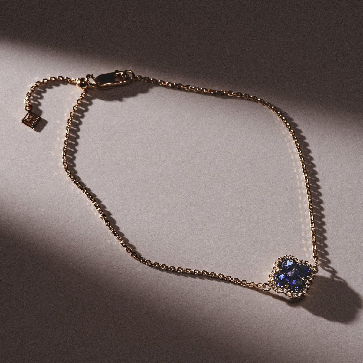 Alegria Lab Sapphire Bracelet 1.00ct in 18k Gold Vermeil
